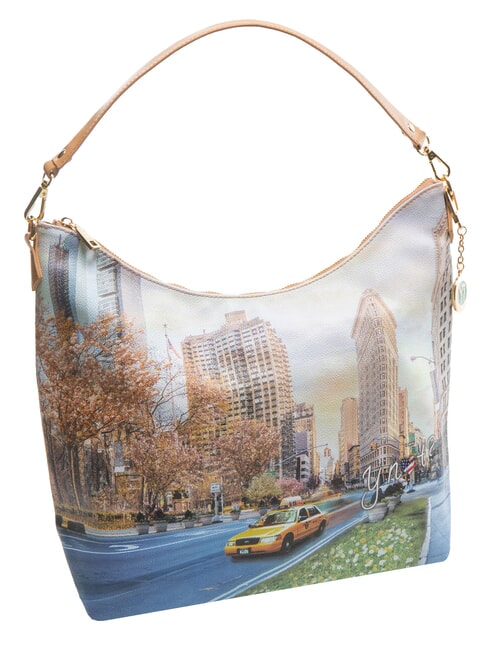 YESBAG Geantă de umăr Hobo fier plat - Genți femei