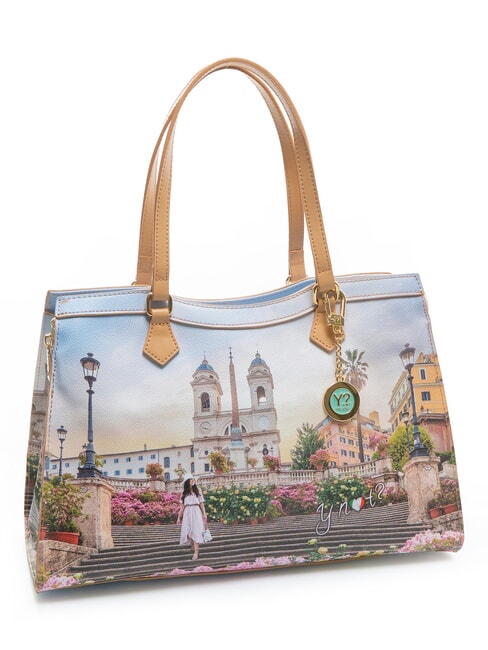 YESBAG  Geantă mare de umăr floral - Genți femei