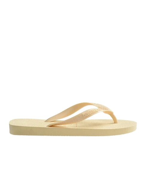 TOP SENSES Papuci flip-flop cremă de unt - Pantofi femei