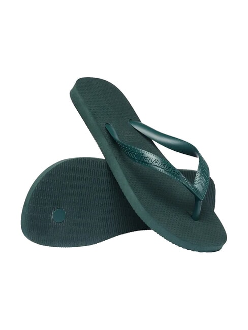 TOP SENSES Papuci flip-flop verde pantanal - Pantofi unisex