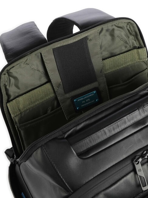 FXP Rucsac din piele pentru laptop de 14 inchi negru - Rucsacuri pentru laptop