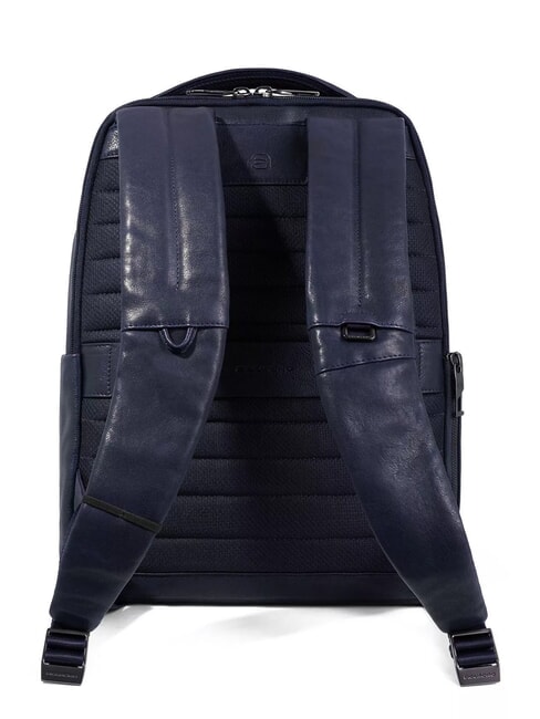 CARL Rucsac pentru PC de 14", din piele albastru - Rucsacuri pentru laptop