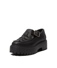 TIMBERLAND STONE STREET BUCKLE Pantof cu platforma din piele negru plin de cereale - Pantofi femei - 3