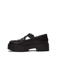 TIMBERLAND STONE STREET BUCKLE Pantof cu platforma din piele negru plin de cereale - Pantofi femei - 5