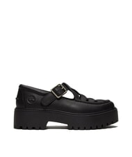 TIMBERLAND STONE STREET BUCKLE Pantof cu platforma din piele negru plin de cereale - Pantofi femei - 2