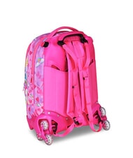 SJGANG FLYUNICORN GIRL 3WD Troler rucsac detasabil, 3 roti fuxiafluo - Rucsacuri cu role - 5