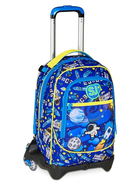 FLYROCKET BOY JACK 3WD Troler rucsac detasabil, 3 roti galben fluorescent - Rucsacuri cu role