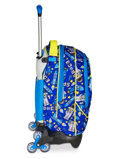 FLYROCKET BOY JACK 3WD Troler rucsac detasabil, 3 roti galben fluorescent - Rucsacuri cu role