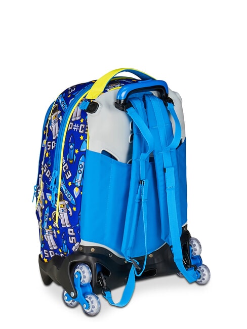 FLYROCKET BOY JACK 3WD Troler rucsac detasabil, 3 roti galben fluorescent - Rucsacuri cu role