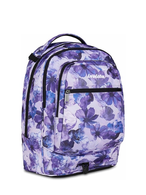 PLUG FANTASY Rucsac troler detasabil, suport laptop flori de crin - Rucsacuri cu role