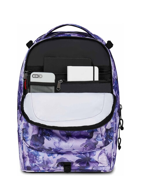 PLUG FANTASY Rucsac troler detasabil, suport laptop flori de crin - Rucsacuri cu role