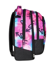 SEVEN PAINT GIRL JACK 3WD Troler 2 rucsacuri detasabile, 3 roti ROSU RODAMINĂ - Rucsacuri cu role - 8