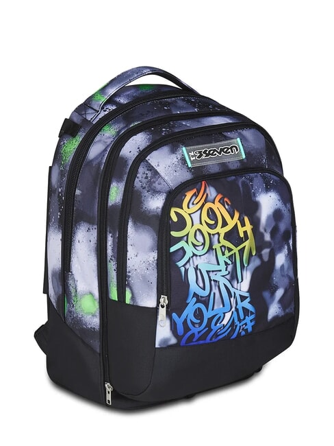 PAINT BOY JACK 3WD Troler 2 rucsacuri detasabile, 3 roti negru - Rucsacuri cu role