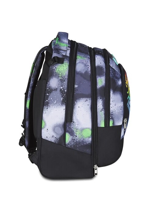 PAINT BOY JACK 3WD Troler 2 rucsacuri detasabile, 3 roti negru - Rucsacuri cu role