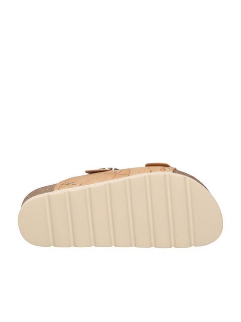 GEO CLASSIC Papuc cu 2 catarame NATURAL - Pantofi femei