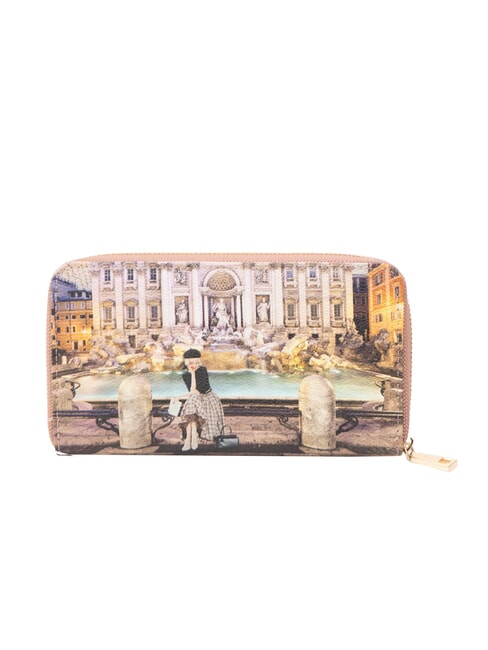 CITY LIFE Fermoar mare &icirc;n jurul portofelului aştept&acirc;nd - Portofele femei