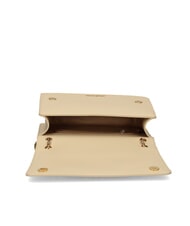 LOVE MOSCHINO CURSIVE LOGO Geanta de umar bej - Genți femei - 4