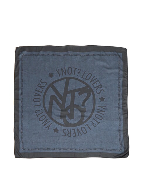 STAMPA ALL OVER Eșarfă pătrată de mătase benzină - Eșarfe