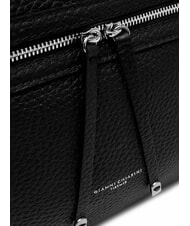 GIANNI CHIARINI GILDA Geanta de umar din piele ciocanita negru - Genți femei - 4