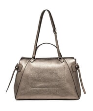 GIANNI CHIARINI GILDA Geanta de umar din piele ciocanita coton - Genți femei - 3