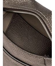 GIANNI CHIARINI GILDA Geanta de umar din piele ciocanita coton - Genți femei - 5