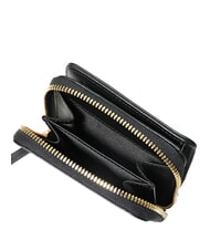 GIANNI CHIARINI WALLETS VACCHETTA CALF Portofel mic din piele netedă negru - Portofele femei - 4