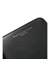 GIANNI CHIARINI WALLETS VACCHETTA CALF Portofel mic din piele netedă negru - Portofele femei - 5