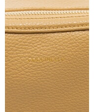 COCCINELLE ALPHA Geanta husa camera din piele ciocanita bej proaspăt - Genți femei - 3