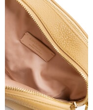 COCCINELLE ALPHA Geanta husa camera din piele ciocanita bej proaspăt - Genți femei - 5