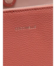 COCCINELLE SWAP Geantă tote din piele ciocanată oală - Genți femei - 5