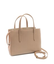 COCCINELLE SWAP Geantă tote din piele ciocanată roz pudră - Genți femei - 2