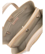 COCCINELLE SWAP Geantă tote din piele ciocanată roz pudră - Genți femei - 6