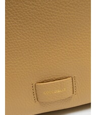 COCCINELLE VOILE Rucsac mini din piele ciocanita bej proaspăt - Genți femei - 3