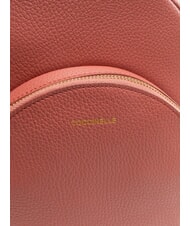 COCCINELLE ALPHA Rucsac din piele ciocanita cu buzunar oală - Genți femei - 5