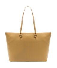 COCCINELLE ALPHA Geanta de cumparaturi din piele ciocanita bej proaspăt - Genți femei - 3