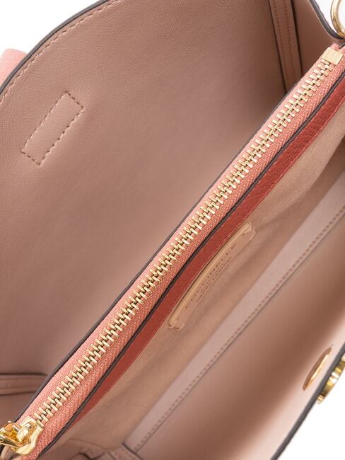 ALBA Geanta de umar din piele ciocanita oală - Genți femei