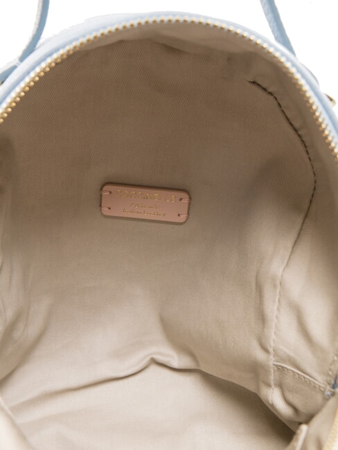 VOILE Rucsac mini din piele ciocanita ceață albastră - Genți femei