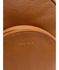 COCCINELLE ALPHA Rucsac din piele ciocanita cu buzunar CUIR - Genți femei - 5