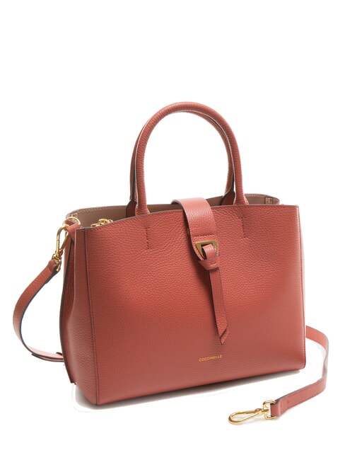 ALBA Geantă tote din piele ciocanată oală - Genți femei