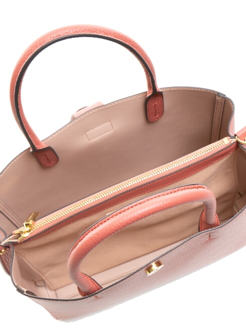 ALBA Geantă tote din piele ciocanată oală - Genți femei