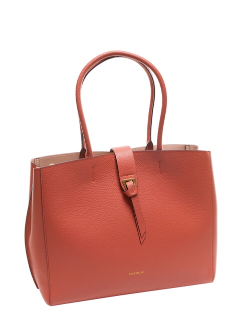 ALBA Geanta de umar din piele ciocanita oală - Genți femei