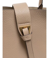 COCCINELLE ALBA Geanta de umar din piele ciocanita roz pudră - Genți femei - 5