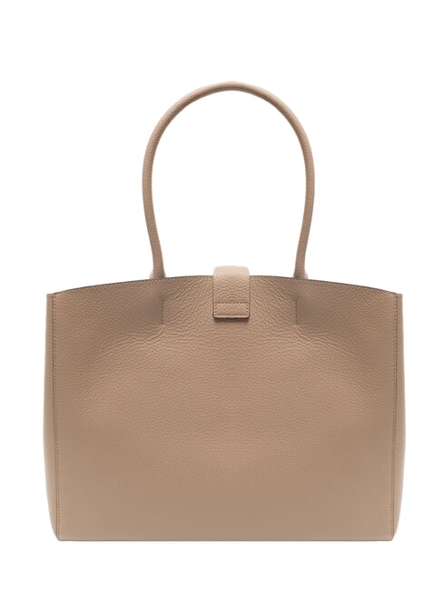 ALBA Geanta de umar din piele ciocanita roz pudră - Genți femei