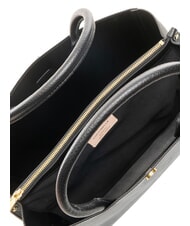 COCCINELLE ALBA Geanta de umar din piele ciocanita negru - Genți femei - 7