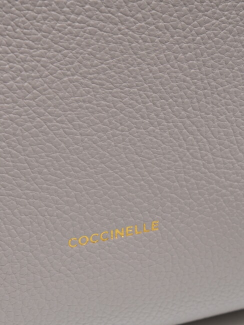 KLICHE Geanta din piele cu bareta de umar gri deschis - Genți femei