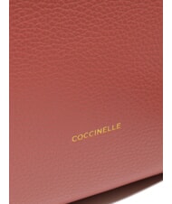 COCCINELLE KLICHE Geanta din piele cu bareta de umar oală - Genți femei - 5