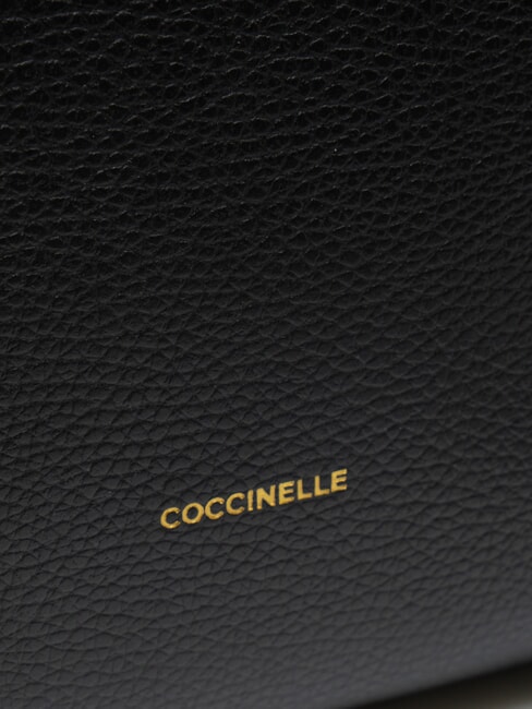 KLICHE Geanta din piele cu bareta de umar negru - Genți femei