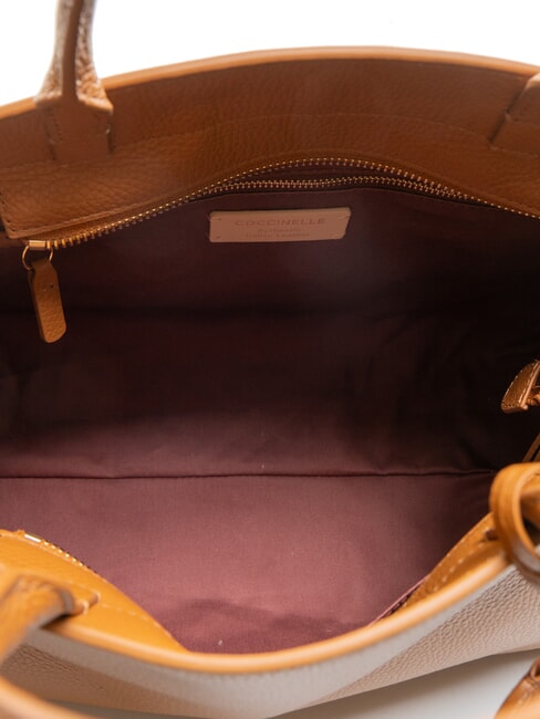 KLICHE Geanta de mana din piele ciocanita CUIR - Genți femei