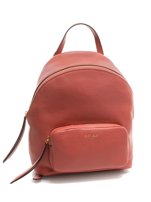 JEN Rucsac din piele ciocanita oală - Genți femei