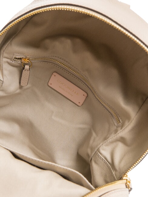 JEN Rucsac din piele ciocanita roz pudră - Genți femei